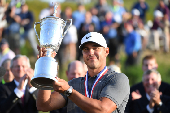 Brooks Koepka po vítězství na US Open 2018. (foto: GettyImages)