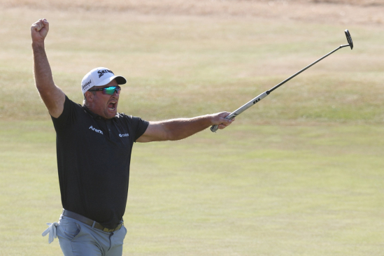 Ryan Fox po vítězném puttu na The Open (foto: GettyImages)