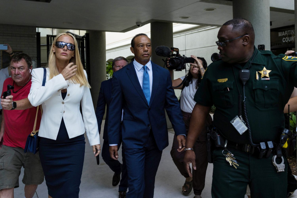 Tiger Woods a Vanessa Trump (foto: GettyImages).