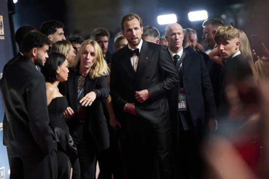 Harry Kane na vyhlášení ankety Zlatý míč 2026 (foto: Getty Images)