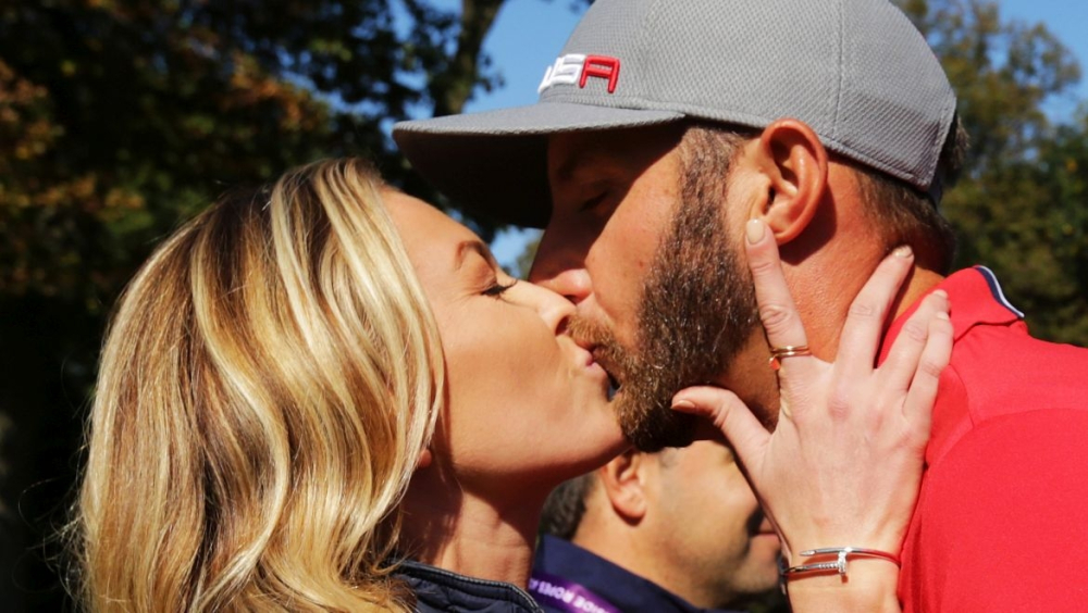 Dustin Johnson a Paulina Gretzky