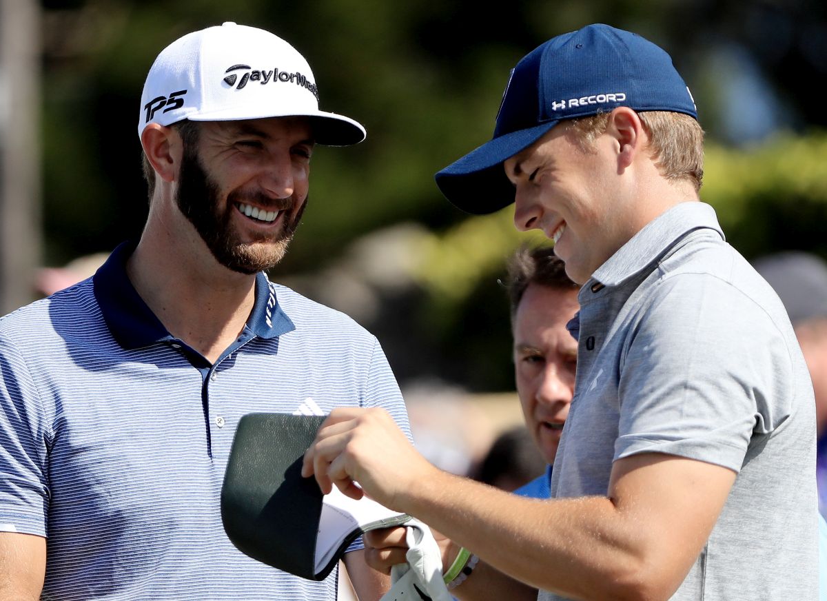 Dustin Johnson a Jordan Spieth