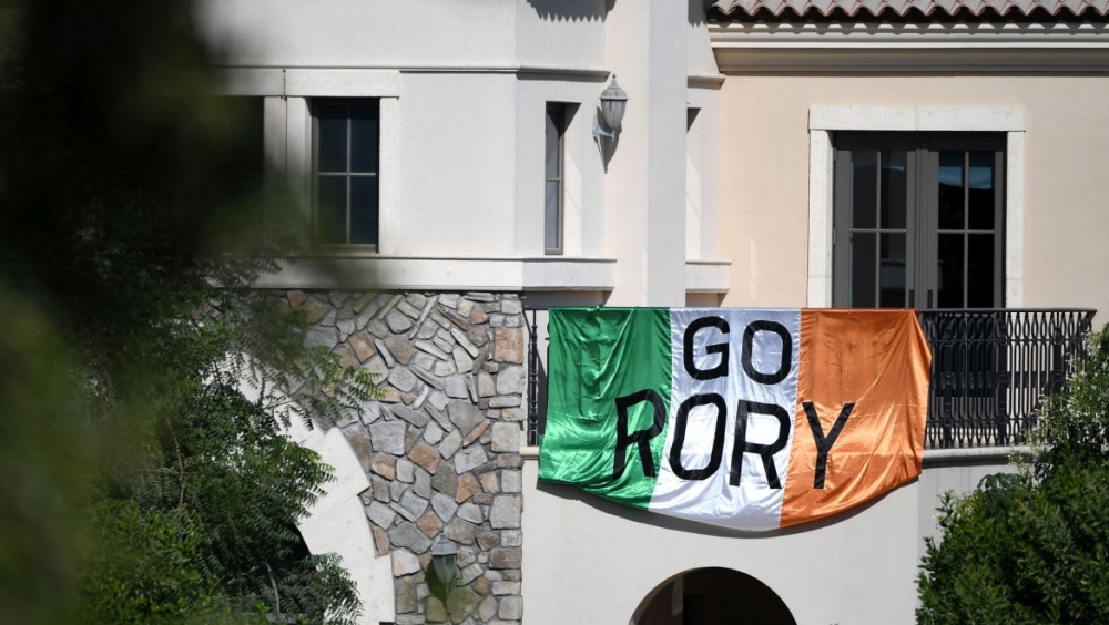 Rory McIlroy irská vlajka