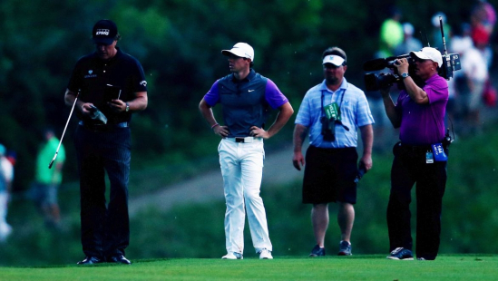 Rory McIlroy a Phil Mickelson