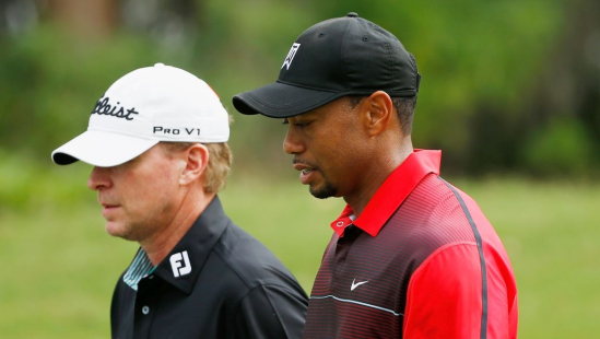 Steve Stricker a Tiger Woods