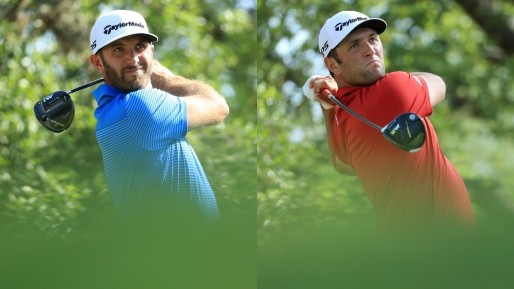 Dustin Johnson a Jon Rahm