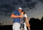 Dustin Johnson a Paulina Gretzky