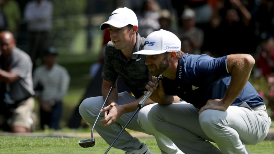 Rory McIlroy a Dustin Johnson