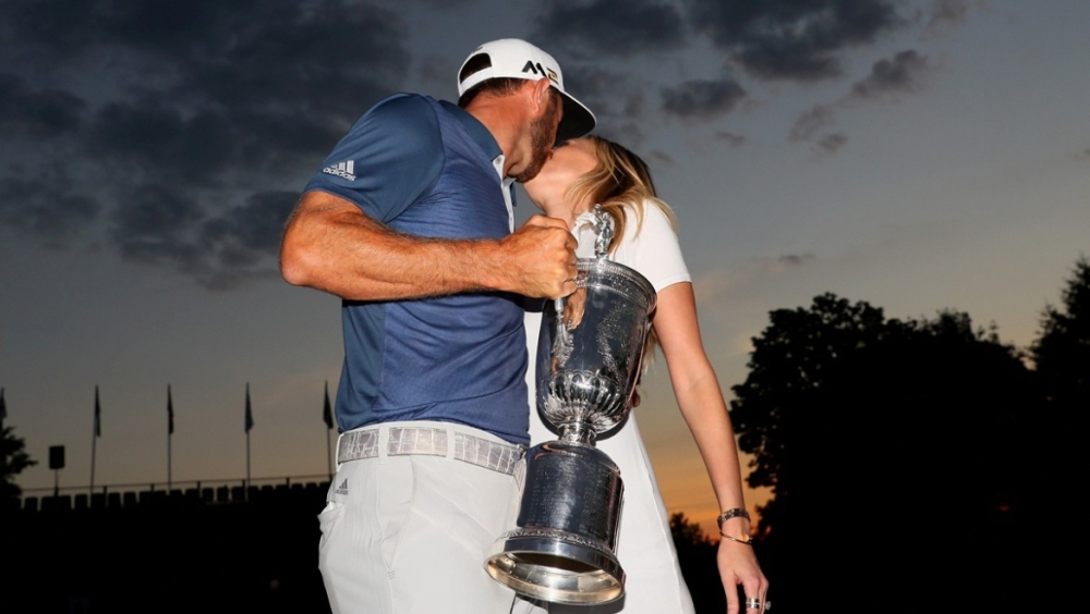 Dustin Johnson a Paulina Gretzky