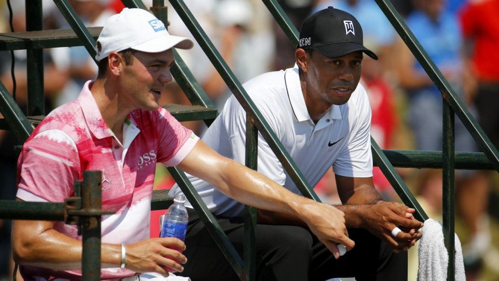 Martin Kaymer a Tiger Woods