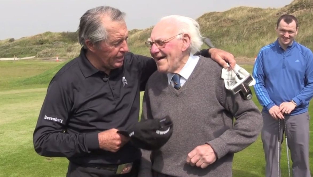 Wilf Cockburn a Gary Player