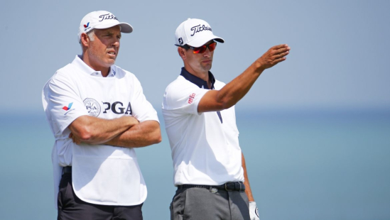 Adam Scott a Steve Williams