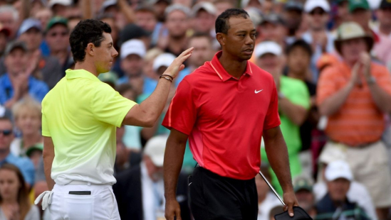 Rory McIlroy a Tiger Woods