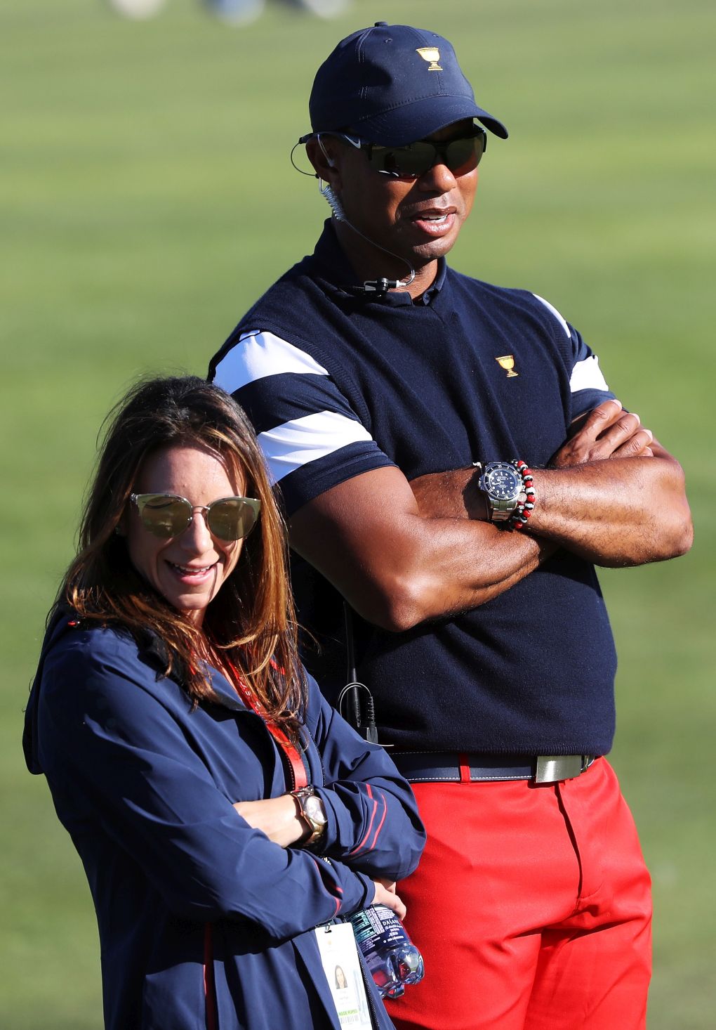 Erica Herman a Tiger Woods