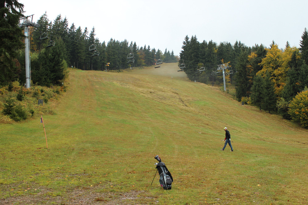 Extrémní golf v Orlických horách