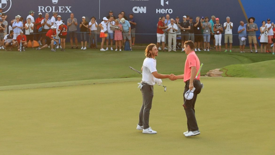 Justin Rose a Tommy Fleetwood