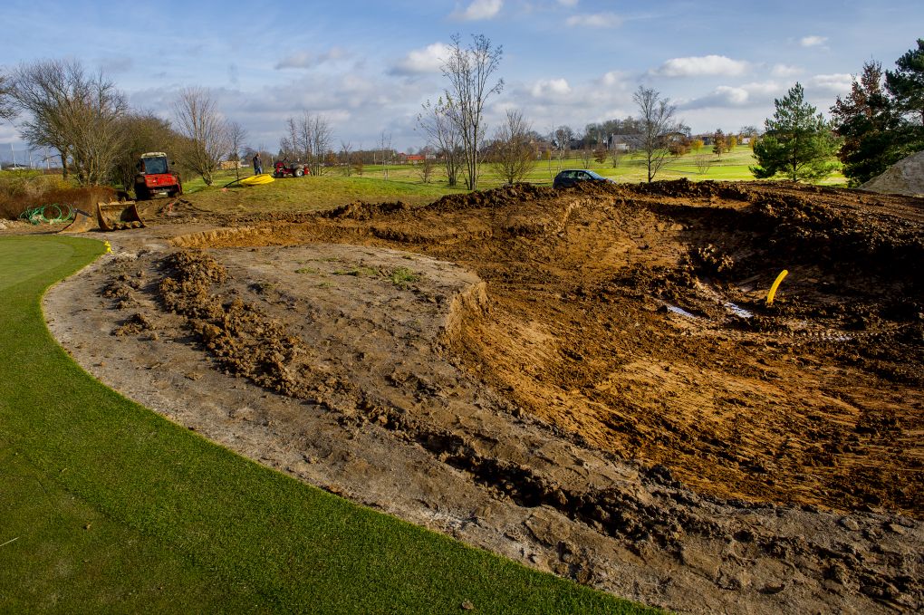 Albatross změny na 18. greenu