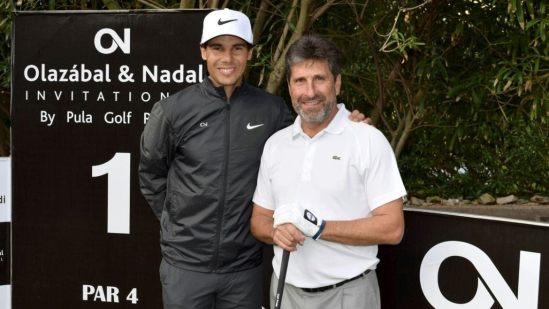 José María Olazábal a Rafael Nadal