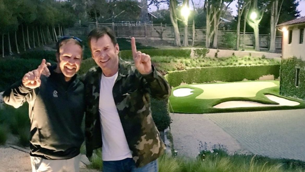 Nick Faldo a Mark Immelman