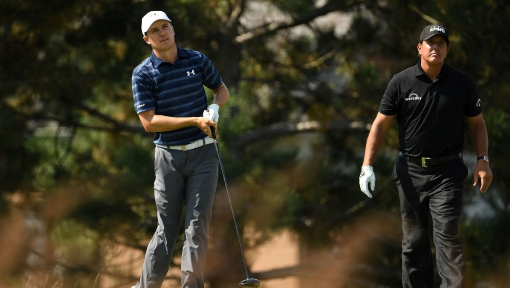 Jordan Spieth a Phil Mickelson