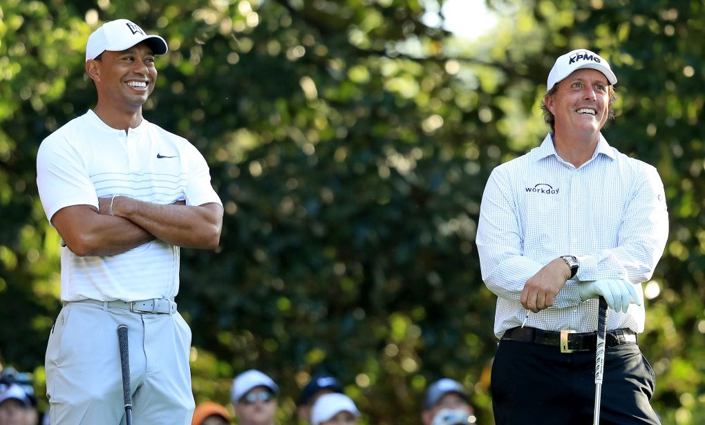 Tiger Woods a Phil Mickelson