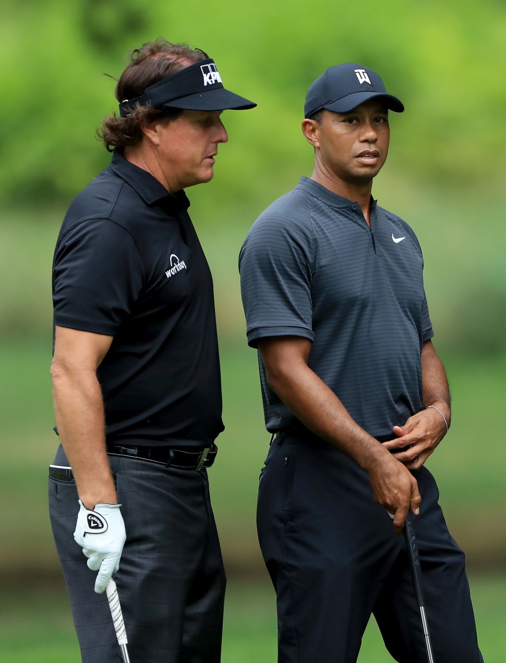 Tiger Woods a Phil Mickelson