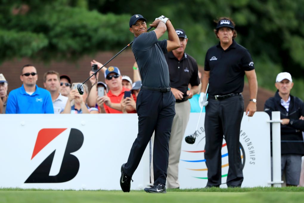 Tiger Woods a Phil Mickelson