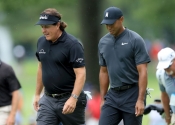 Tiger Woods a Phil Mickelson