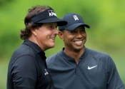 Tiger Woods a Phil Mickelson