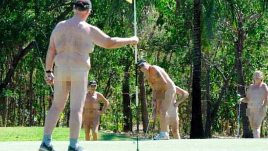 Nude golf