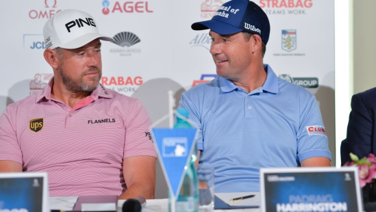 Lee Westwood a Padraig Harrington