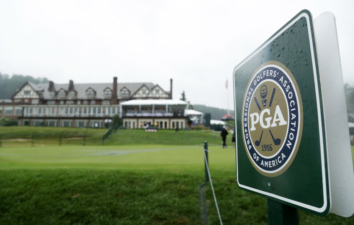 Momentka z 2. kola PGA Championship v Baltusrolu.