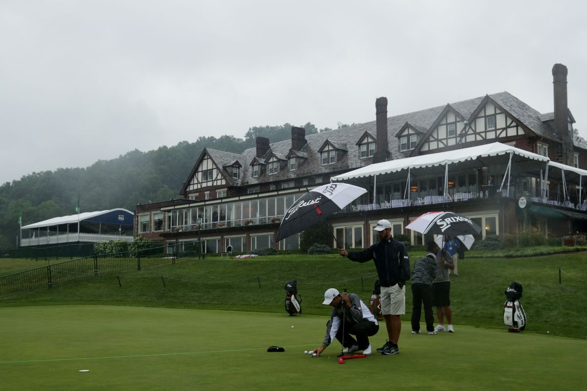 Momentka z 2. kola PGA Championship v Baltusrolu.