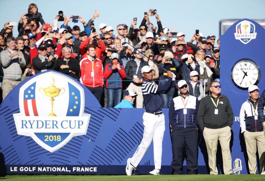 Tiger Woods na Ryder Cupu 2018
