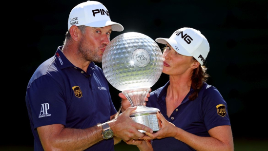 Lee Westwood a Helen Storey