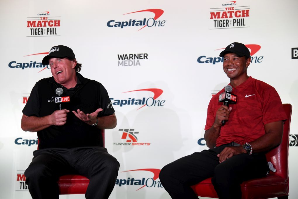 Tiger Woods a Phil Mickelson