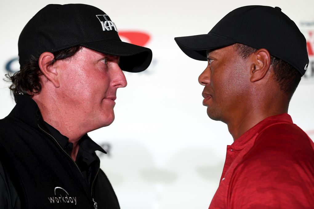 Tiger Woods a Phil Mickelson