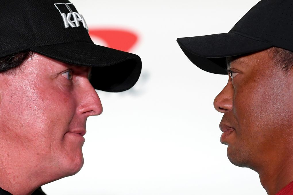 Tiger Woods a Phil Mickelson