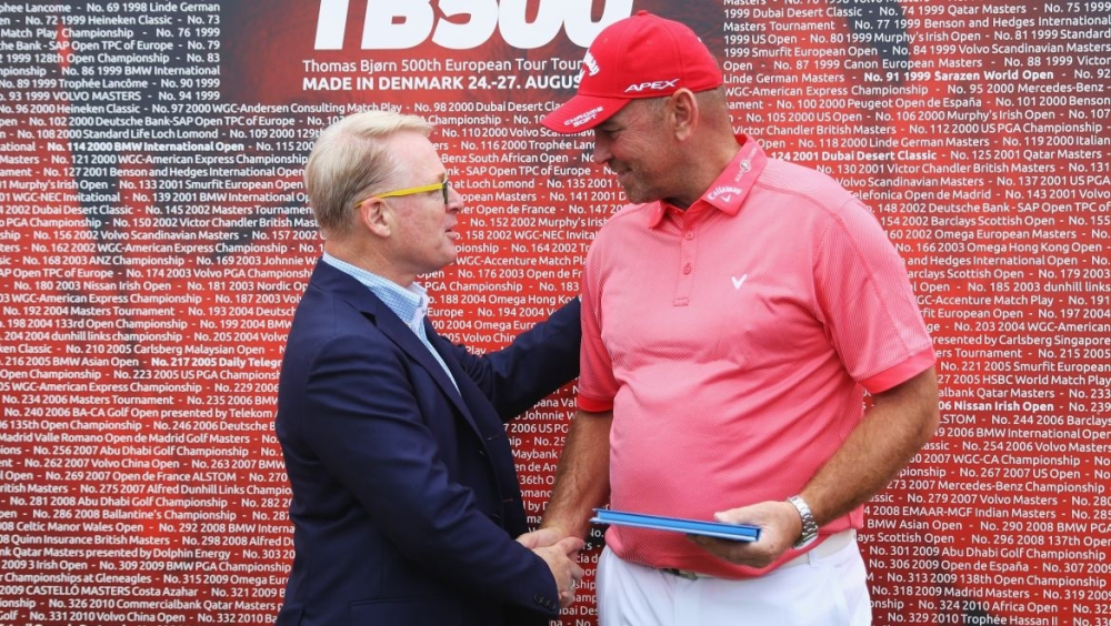 Thomas Bjorn a Keith Pelley