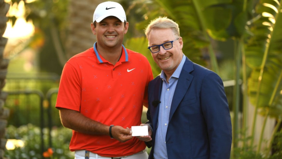 Patrick Reed a Keith Pelley