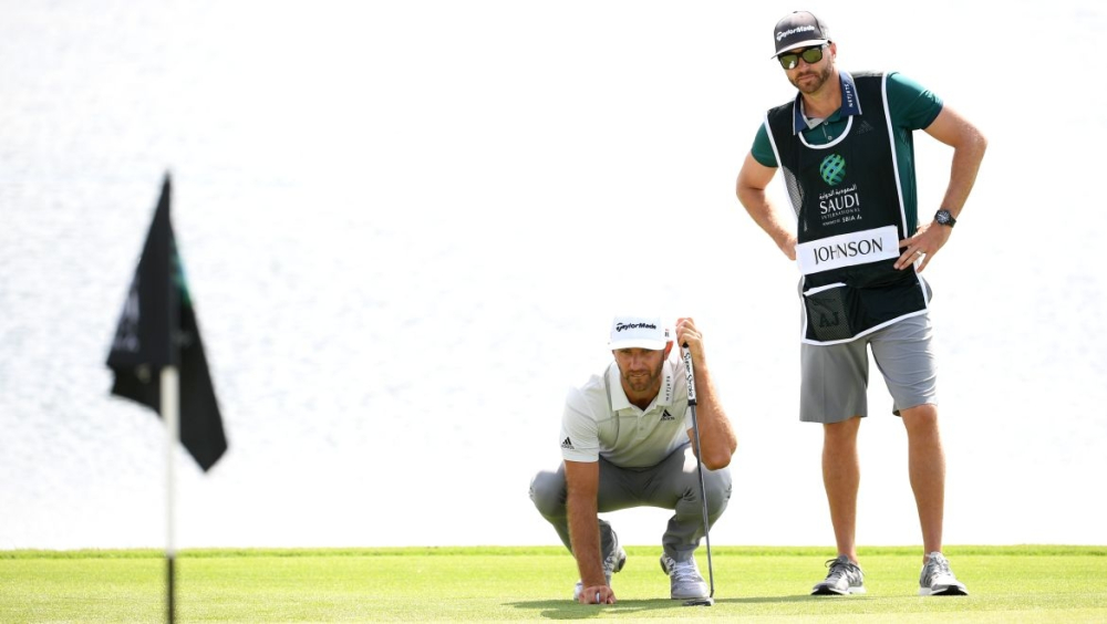 Dustin Johnson a kedík