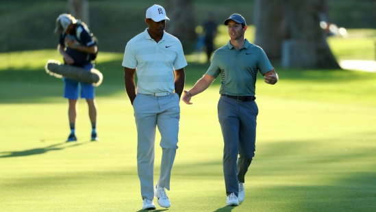 Tiger Woods a Rory McIlroy