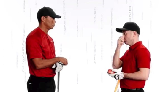 Tiger Woods a Conor Moore reklama