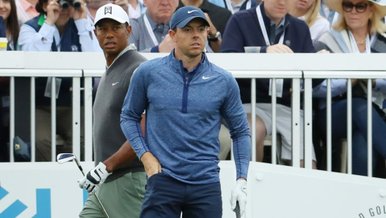 Tiger Woods a Rory McIlroy