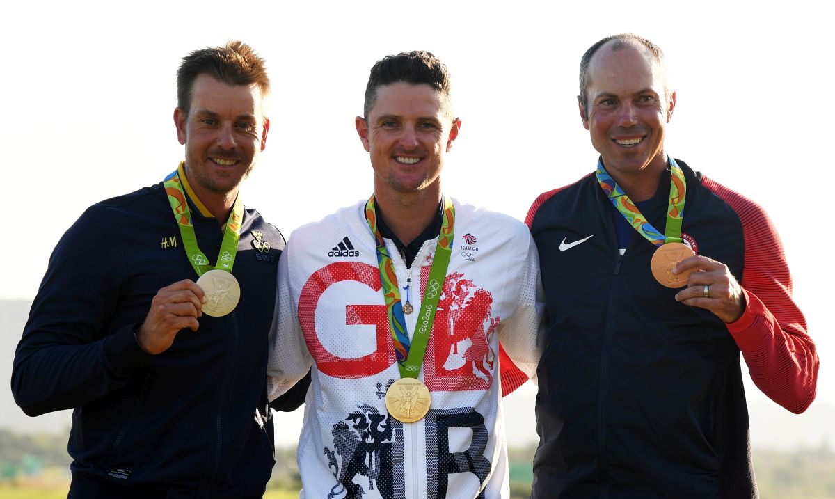 Justin Rose, Henrik Stenson a Matt Kuchar