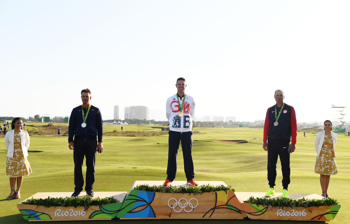 Justin Rose, Henrik Stenson a Matt Kuchar