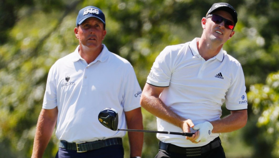 Phil Mickelson a Justin Rose