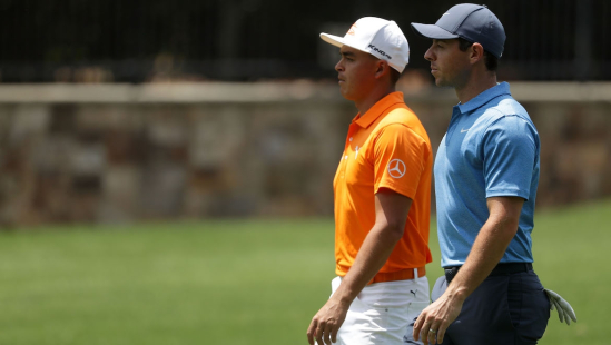 Rickie Fowler a Rory McIlroy