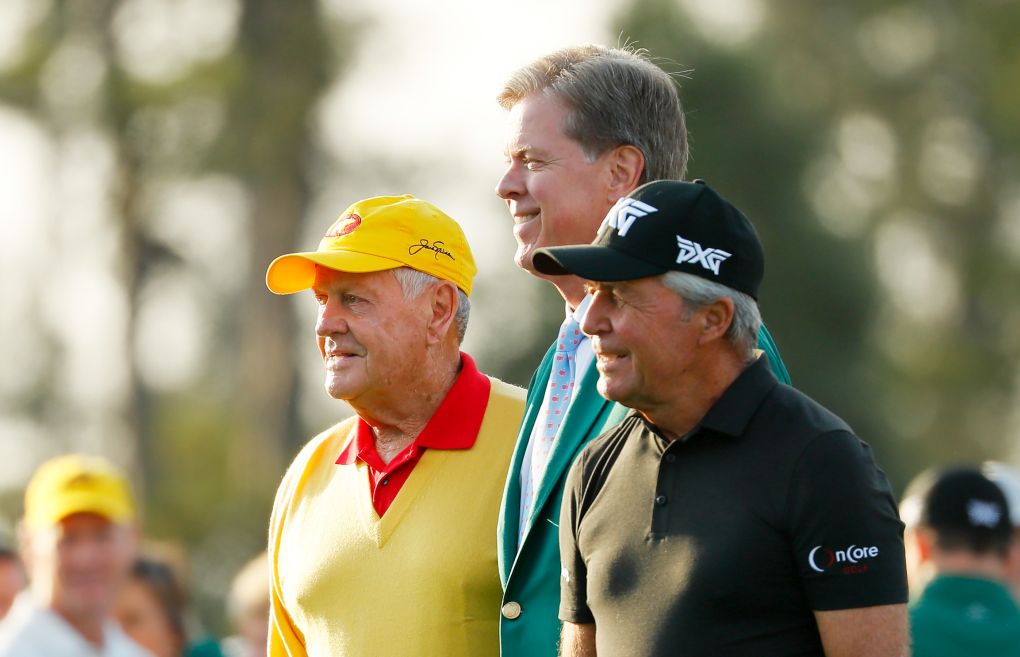 Jack Nicklaus a Gary Player na Masters 2019