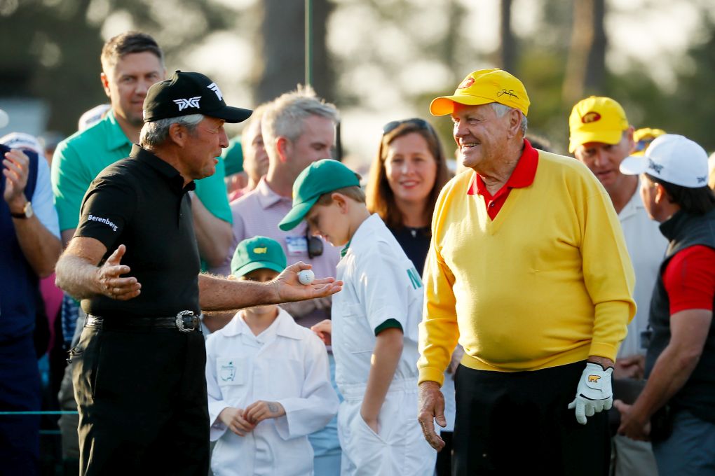 Jack Nicklaus a Gary Player na Masters 2019